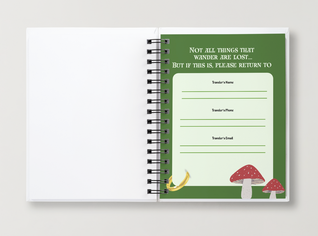 There and Back Again Planner | Cozy Fantasy Digital Planner & Quest Journal